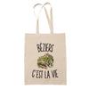 Tote Bag Beige Béziers c’est la vie