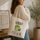 Tote Bag Beige Bobigny c’est la vie