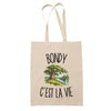 Tote Bag Beige Bondy c’est la vie