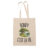 Tote Bag Beige Bondy c’est la vie