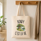 Tote Bag Beige Bondy c’est la vie