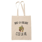Tote Bag Beige Brive-la-Gaillarde c’est la vie