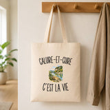 Tote Bag Beige Caluire-et-Cuire c’est la vie