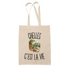 Tote Bag Beige Chelles c’est la vie