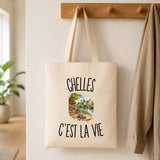Tote Bag Beige Chelles c’est la vie