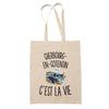 Tote Bag Beige Cherbourg-en-Cotentin c’est la vie