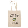 Tote Bag Beige Choisy-le-Roi c’est la vie