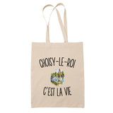 Tote Bag Beige Choisy-le-Roi c’est la vie