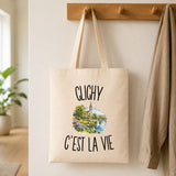 Tote Bag Beige Clichy c’est la vie
