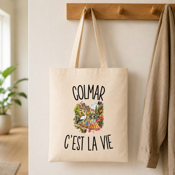 Tote Bag Beige Colmar c’est la vie