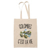 Tote Bag Beige Colombes c’est la vie