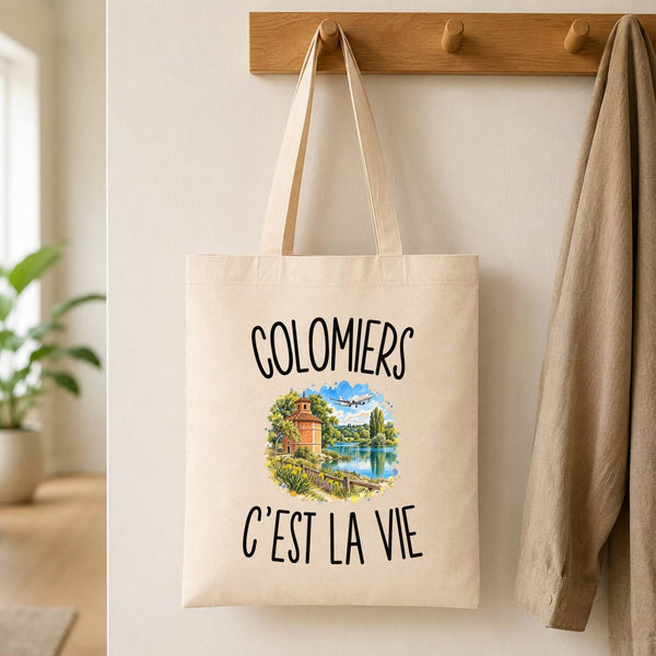Tote Bag Beige Colomiers c’est la vie