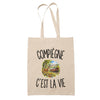 Tote Bag Beige Compiègne c’est la vie