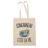 Tote Bag Beige Concarneau c’est la vie
