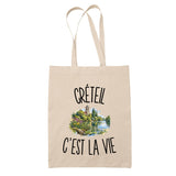 Tote Bag Beige Créteil c’est la vie