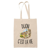 Tote Bag Beige Dijon c’est la vie