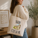Tote Bag Beige Dijon c’est la vie