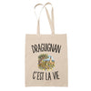 Tote Bag Beige Draguignan c’est la vie