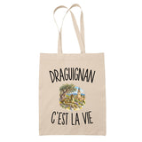 Tote Bag Beige Draguignan c’est la vie