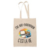 Tote Bag Beige Être auto-entrepreneur c'est la vie