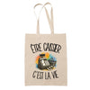 Tote Bag Beige Être caissier c'est la vie