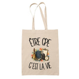 Tote Bag Beige Être CPE c'est la vie