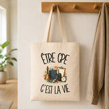 Tote Bag Beige Être CPE c'est la vie