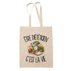 Tote Bag Beige Être diététicien c'est la vie