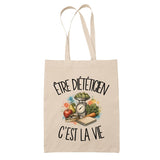 Tote Bag Beige Être diététicien c'est la vie