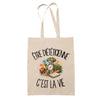 Tote Bag Beige Être diététicienne c'est la vie
