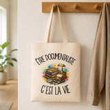 Tote Bag Beige Être documentaliste c'est la vie