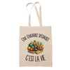 Tote Bag Beige Être éducatrice spécialisée c'est la vie