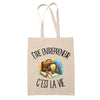 Tote Bag Beige Être entrepreneur c'est la vie