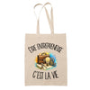 Tote Bag Beige Être entrepreneuse c'est la vie