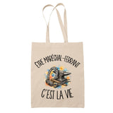 Tote Bag Beige Être maréchal-ferrant c'est la vie