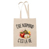 Tote Bag Beige Être normand c'est la vie