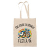 Tote Bag Beige Être peintre en bâtiment c'est la vie