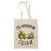 Tote Bag Beige Être pharmacienne c'est la vie