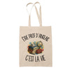 Tote Bag Beige Être prof d'anglais c'est la vie
