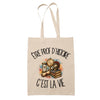 Tote Bag Beige Être prof d'histoire c'est la vie