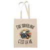 Tote Bag Beige Être surveillant c'est la vie