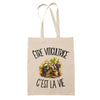 Tote Bag Beige Être viticultrice c'est la vie