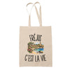 Tote Bag Beige Fréjus c’est la vie
