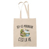 Tote Bag Beige Issy-les-Moulineaux c’est la vie