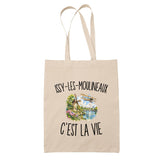 Tote Bag Beige Issy-les-Moulineaux c’est la vie