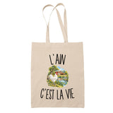 Tote Bag Beige L’Ain c’est la vie