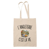 Tote Bag Beige L’Angleterre c’est la vie