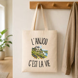 Tote Bag Beige L’Anjou c’est la vie