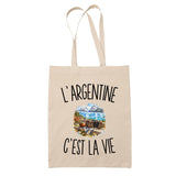 Tote Bag Beige L’Argentine c’est la vie