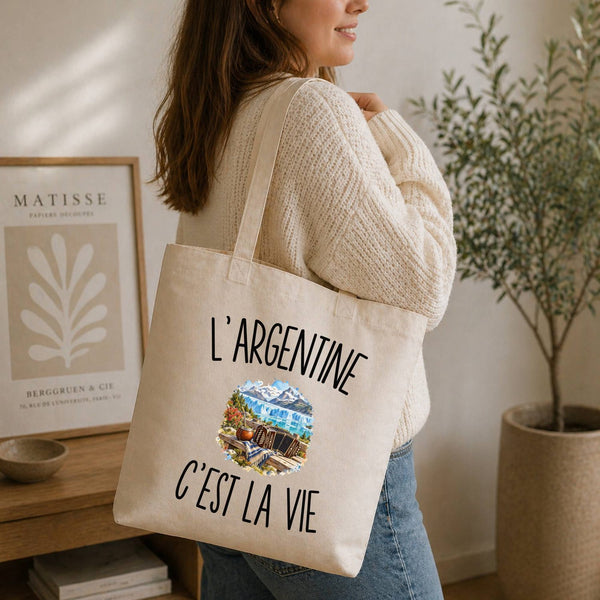 Tote Bag Beige L’Argentine c’est la vie